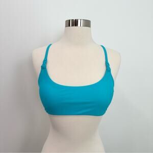 Andie Swim Cross Over Back Bikini Top size small